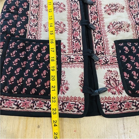 Calypso St. Barth silk quilted jacket EUC - Picture 10 of 11